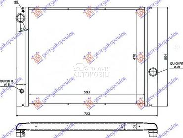 HLADNJAK MOTORA ZA SVE... za BMW Serija 6 od 2004. do 2011. god.