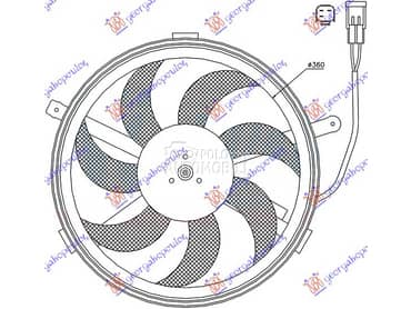 VENTILATOR KOMPLET (S) (3 PIN) za MINI Cooper za 2011. god.