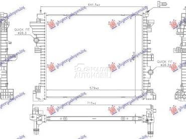 HLADNJAK MOTORA DODATNI... za Alfa Romeo Giulia za 2015. god.
