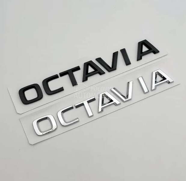 Znak natpis Octavia