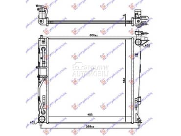 HLADNJAK MOTORA 2.0 CRDi DIZEL za Hyundai Tucson od 2010. do 2015. god.