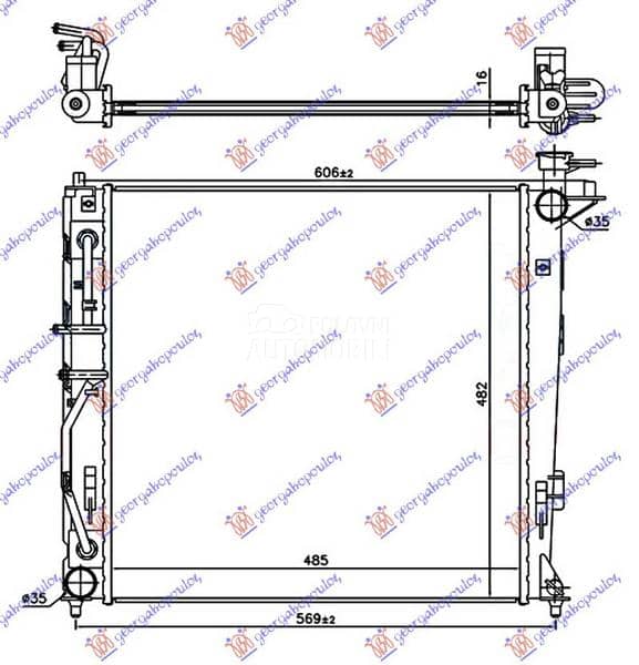 HLADNJAK MOTORA 2.0 CRDi DIZEL