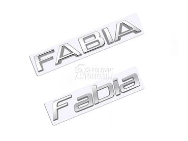 Znak natpis Fabia 2 modela za Škoda Fabia
