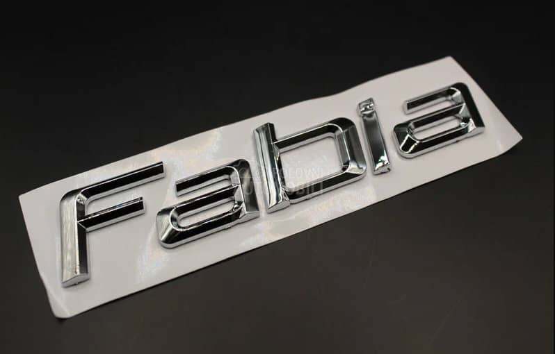 Znak natpis Fabia 2 modela