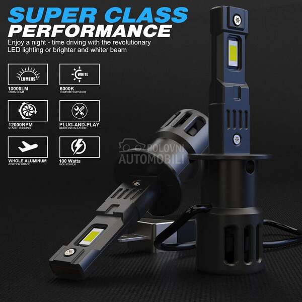 Led Sijalice H1 SET CSP chip 12/24v