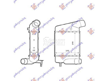 HLADNJAK INTERKULERA 1.2... za Renault Twingo od 2012. do 2014. god.