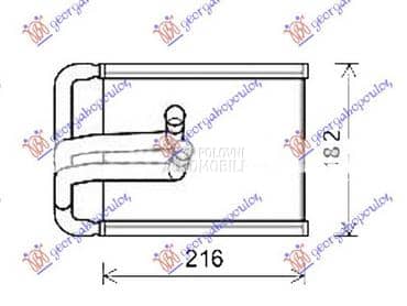 GREJAC KABINE (215x145x26)... za Hyundai Tucson od 2004. do 2010. god.