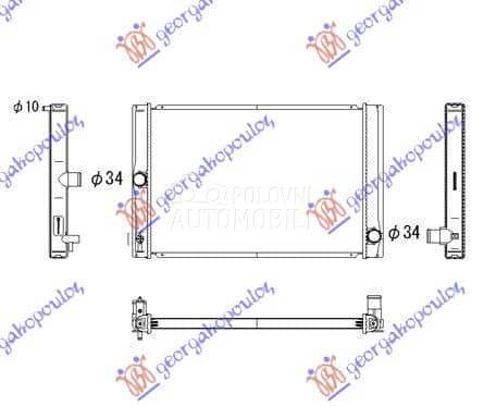 HLADNJAK MOTORA 1.4 D4d