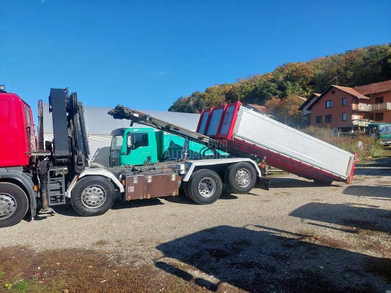 Scania 8x2 kran hiab 244