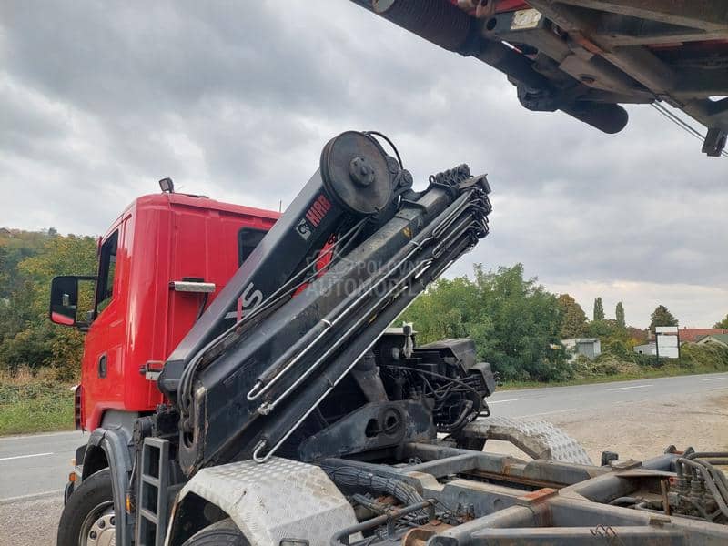 Scania 8x2 kran hiab 244