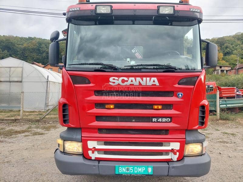 Scania 8x2 kran hiab 244