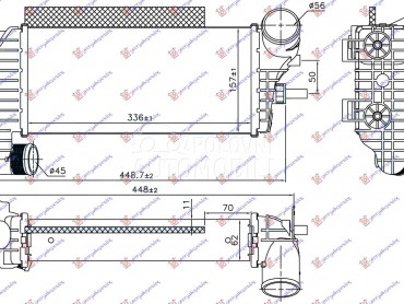 HLADNJAK INTERKULERA... za Ford Kuga od 2020. do 2024. god.