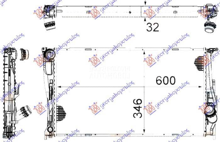 HLADNJAK MOTORA 3.0 (135i)...