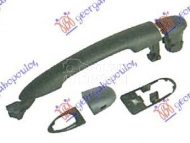 KVAKA VRATA SPOLJASNJA CRNA za Renault Scenic od 2003. do 2009. god.