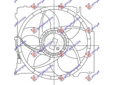 VENTILATOR KOMPLET... za BMW X3 od 2004. do 2007. god.
