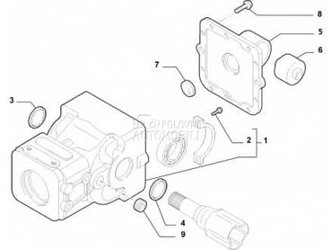 Semering Diferencijala Levo za Fiat Panda od 1985. do 2002. god.