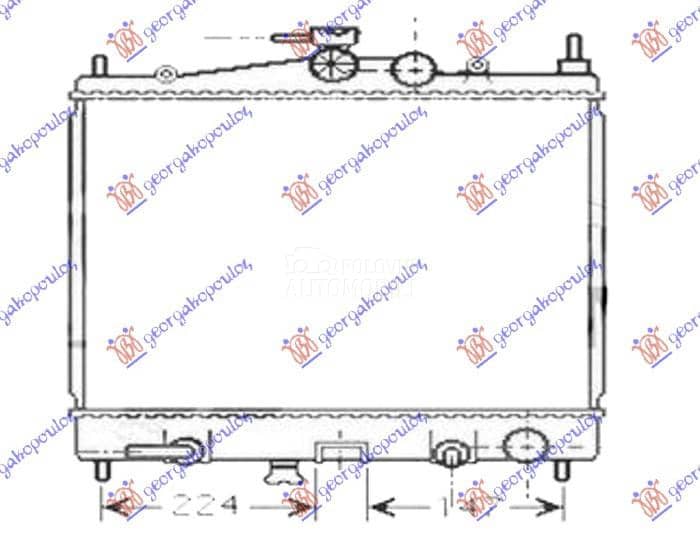 HLADNJAK MOTORA 1.2/1.4...