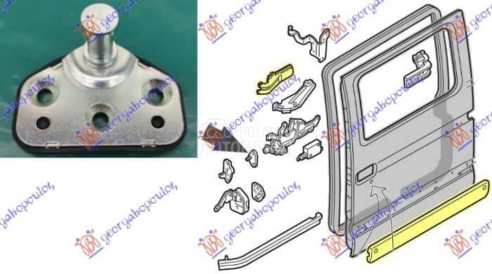 BRAVA KLIZNIH VRATA NA STUBU