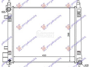 HLADNJAK MOTORA 1.2 DIG... za Nissan Micra od 2013. do 2017. god.