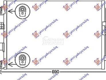 HLADNJAK KLIME 1.5... za Ford Kuga od 2020. do 2024. god.