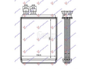 GREJAC KABINE za Citroen C4 Cactus od 2014. do 2018. god.