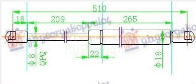 AMORTIZER HAUBE 320 njutna
