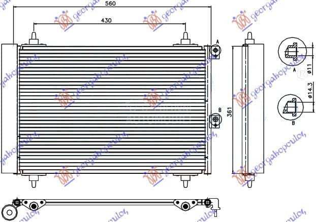 HLADNJAK KLIME 1.6 HDi (520...
