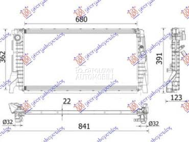 HLADNJAK MOTORA 1.5/2.0... za MINI Countryman od 2016. do 2021. god.