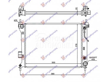 HLADNJAK MOTORA... za Hyundai i20 od 2008. do 2012. god.
