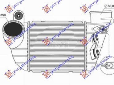 HLADNJAK INTERKULERA 1.8T... za Audi TT od 1998. do 2006. god.