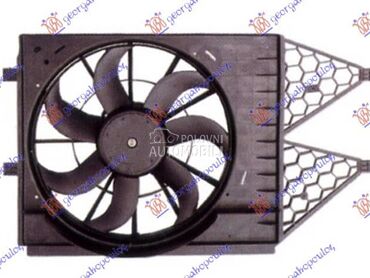 VENTILATOR KOMPLET (1.2/1.4... za Škoda Fabia od 2007. do 2010. god.