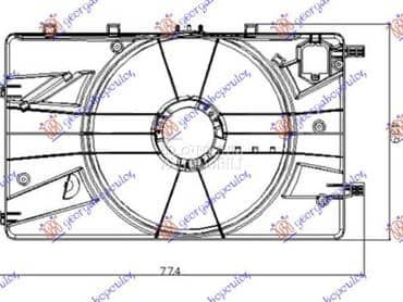 VENTILATOR KOMPLET... za Opel Astra J za 2013. god.