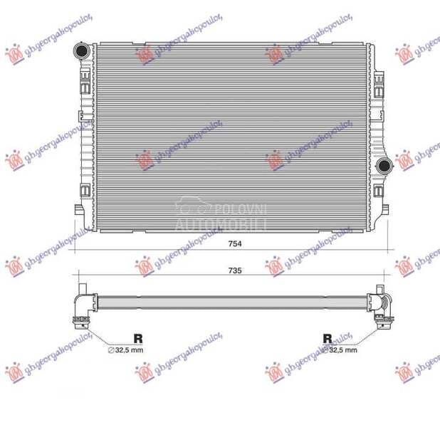 HLADNJAK MOTORA 2.0 TDi...