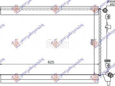 HLADNJAK MOTORA DODATNI... za Volkswagen Passat B6 od 2005. do 2011. god.