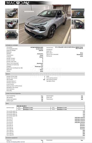 Citroen C4 SHINE LED/AUT/KAM