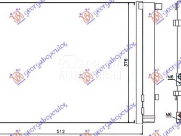 HLADNJAK KLIME 1.4/1.6... za Hyundai i20 od 2008. do 2012. god.