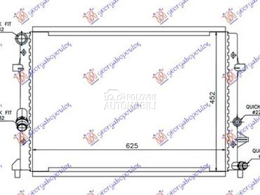 HLADNJAK MOTORA 1.2 TSI (62... za Škoda Octavia od 2004. do 2008. god.