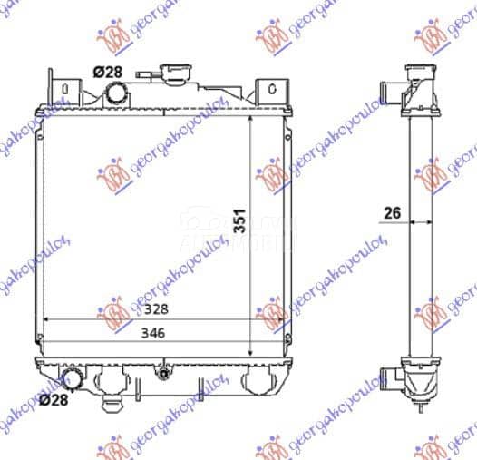 HLADNJAK MOTORA 1.6i 16V...