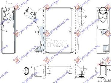 HLADNJAK INTERKULERA 1.6... za Honda CR-V od 2015. do 2017. god.
