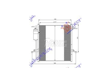 HLADNJAK KLIME 2.5 TURBO... za Mitsubishi L200 od 2010. do 2015. god.