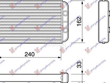 (NEMA) GREJAC KABINE... za Lancia Lybra od 1999. do 2005. god.
