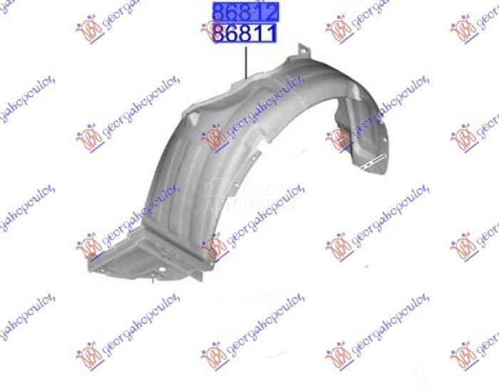 POTKRILO PLASTICNO (O) Desno