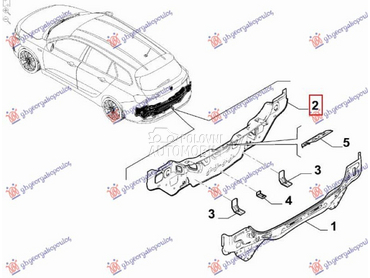 (NEMA) ZADNJI VEZNI LIM... za Fiat Tipo od 2016. do 2021. god.