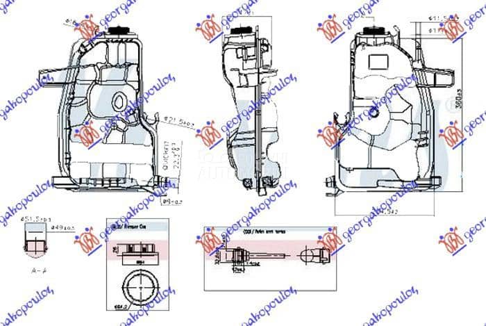 POSUDA ZA ANTIFRIZ (4.0L...