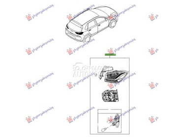 STOP LAMPA SPOLJASNJA... za Hyundai i30 od 2017. do 2020. god.