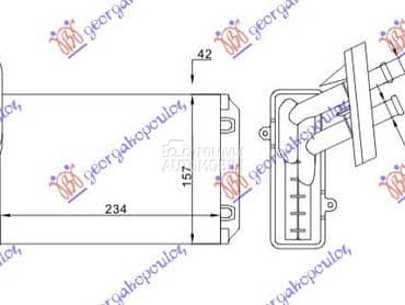 GREJAC KABINE za Seat Ibiza od 1997. do 1998. god.