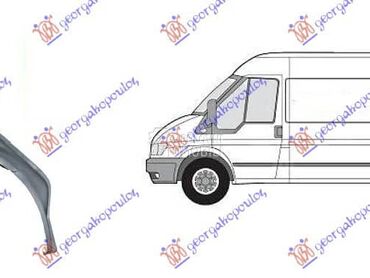 RUB UNUTRASNJI Levo za Ford Transit Connect od 2006. do 2013. god.