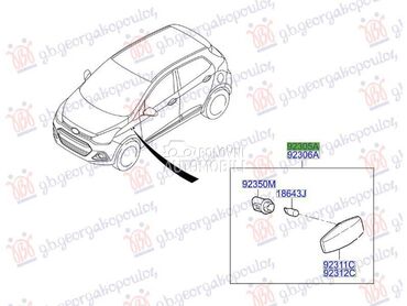 MIGAV U KRILU (O) Levo za Hyundai i10 od 2013. do 2016. god.