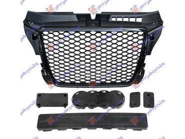 PVC MASKA CRNA 10- (RS LOOK) za Audi A3 od 2008. do 2012. god.