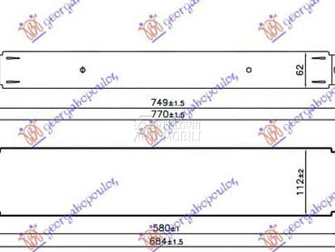 HLADNJAK INTERKULERA SVI... za Jeep Renegade od 2014. do 2018. god.